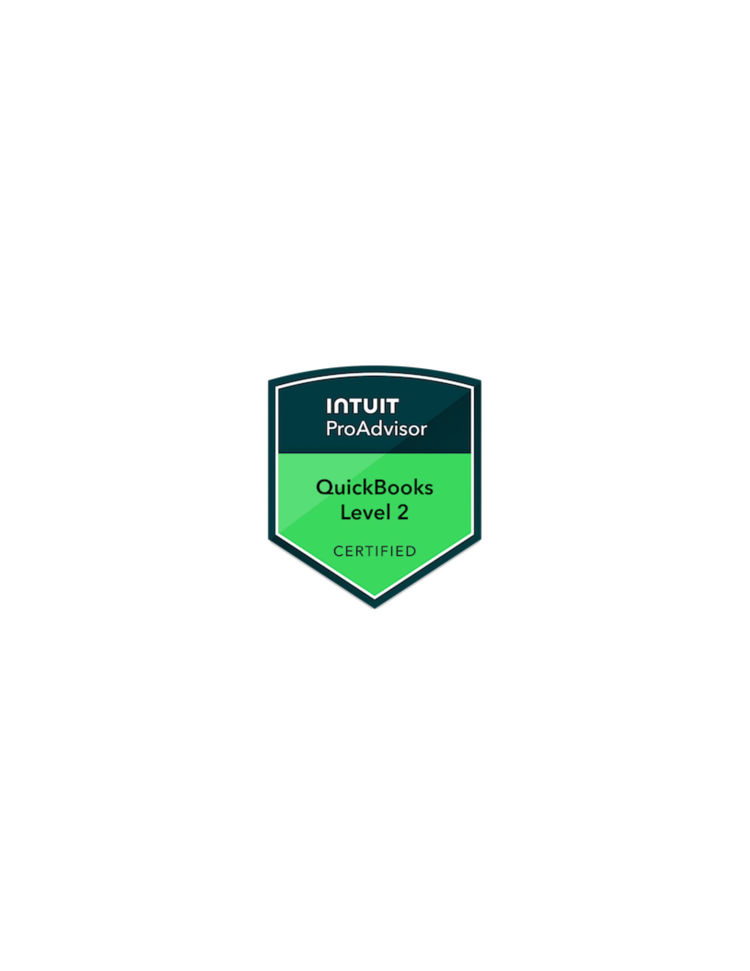 QuickBooks ProAdvisor Level 2 Certified