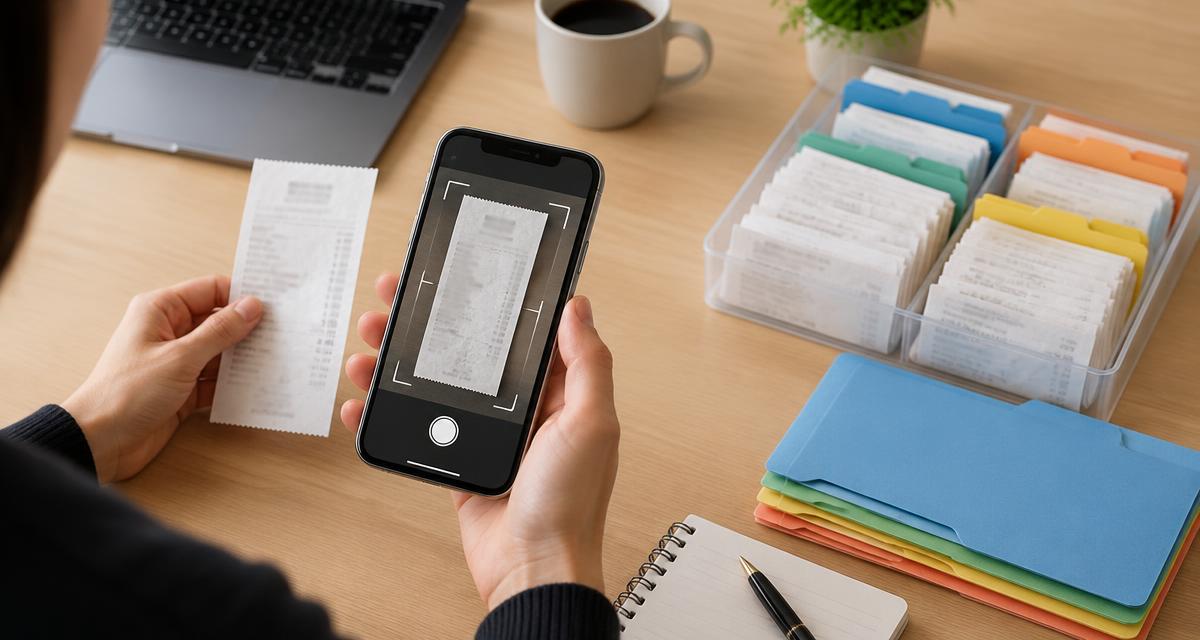Scanning receipts with a smartphone